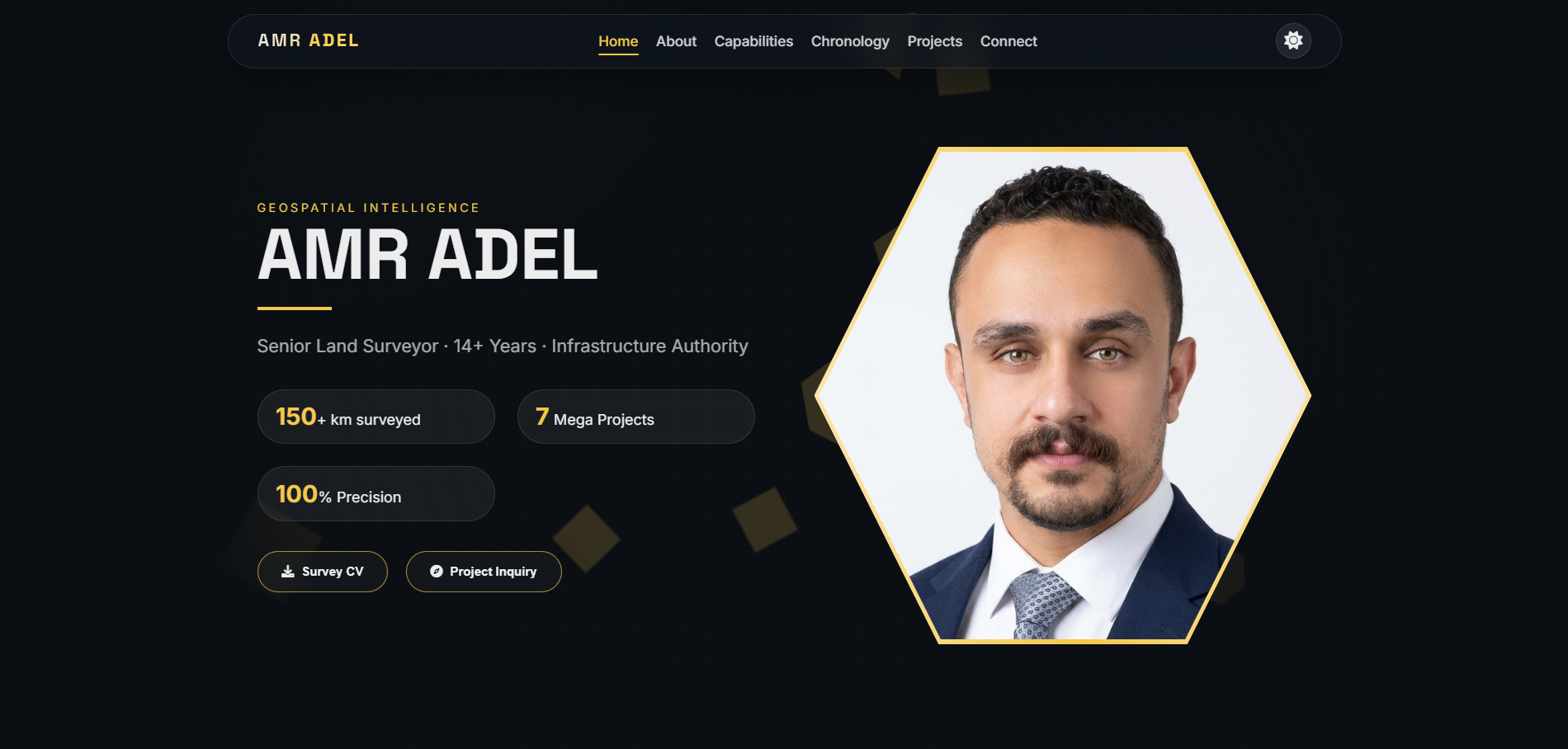 تصميم Portfolio  (Responsive) - صورة الغلاف
