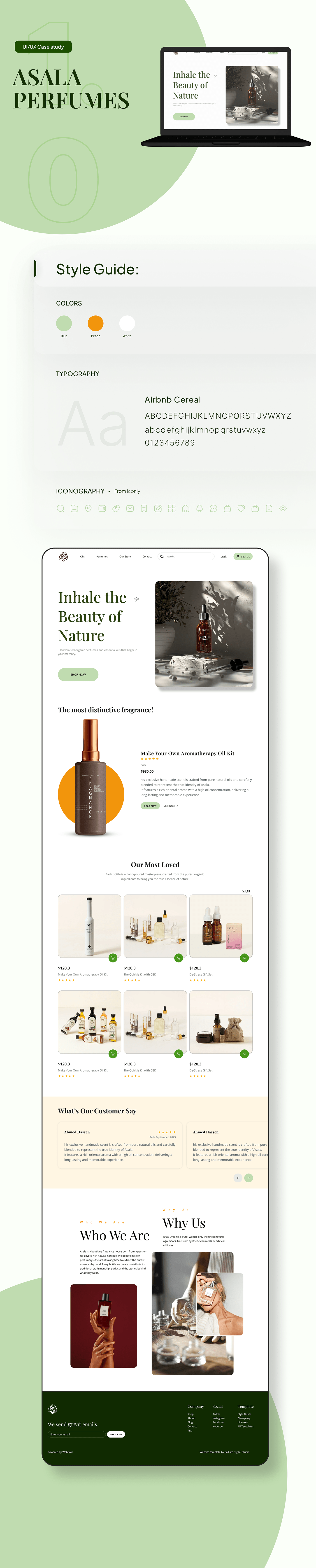 Asala Perfumes - E-commerce Landing Page Design