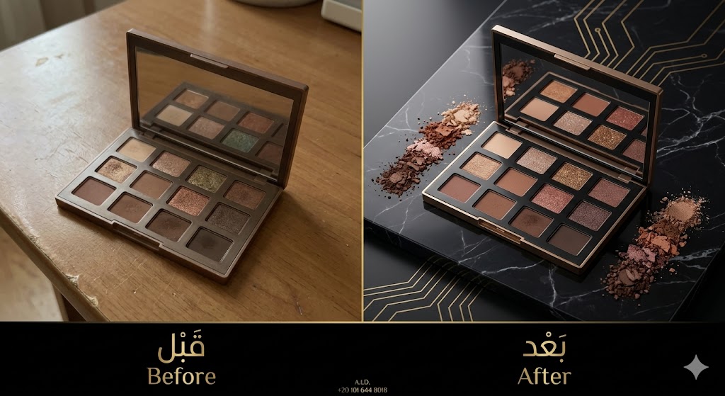 تصميم إعلان لمستحضرات تجميل (Beauty Products).