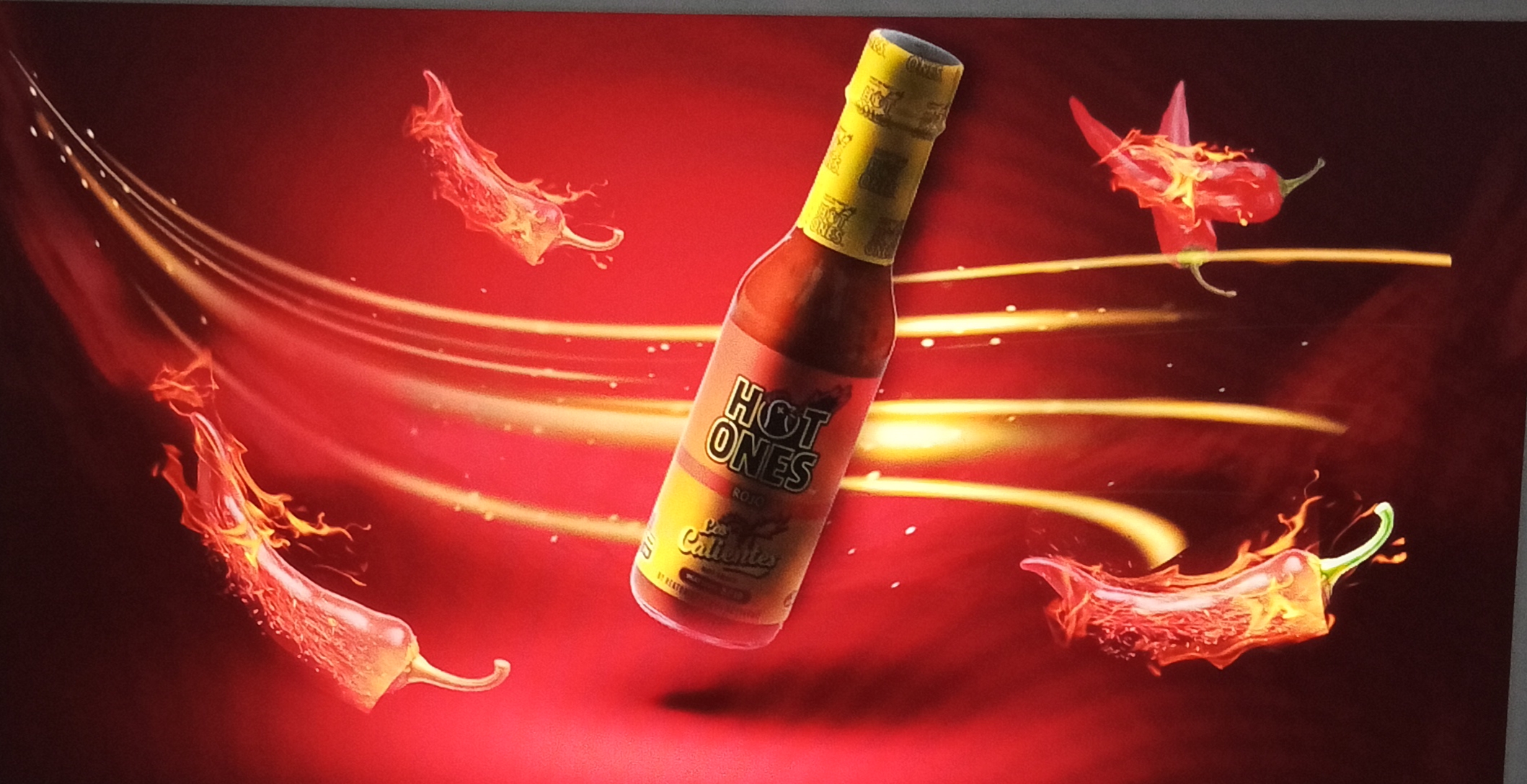 تصميم اعلان لمنتج صلصة