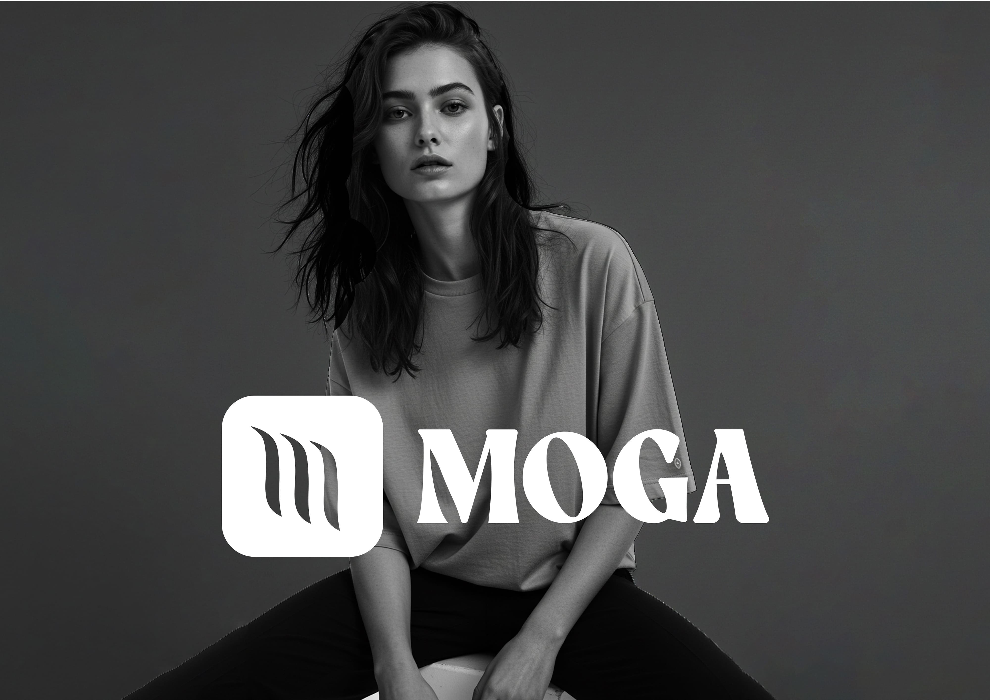 MOGA – الهوية البصرية لعلامة تجارية للملابس