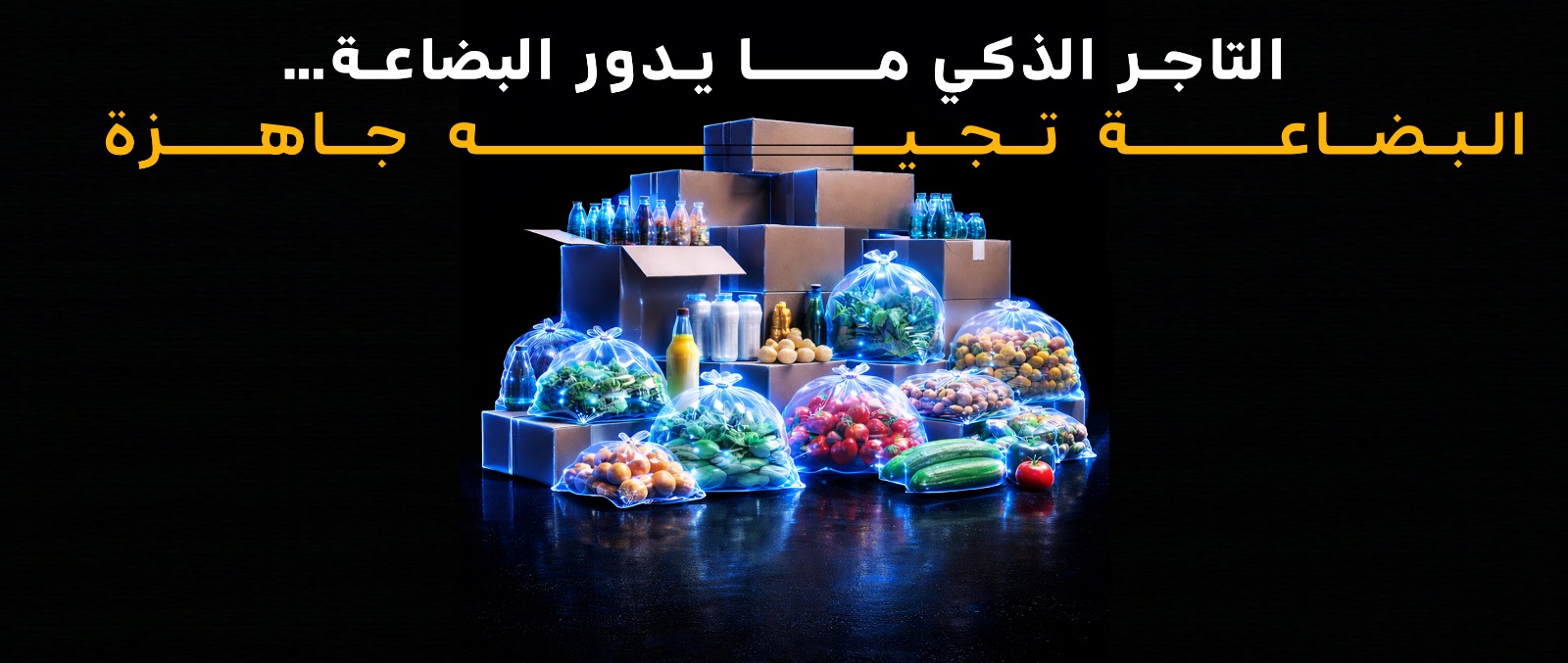 بوستر سوشيال ميديا لشركه سعوديه تجاريه