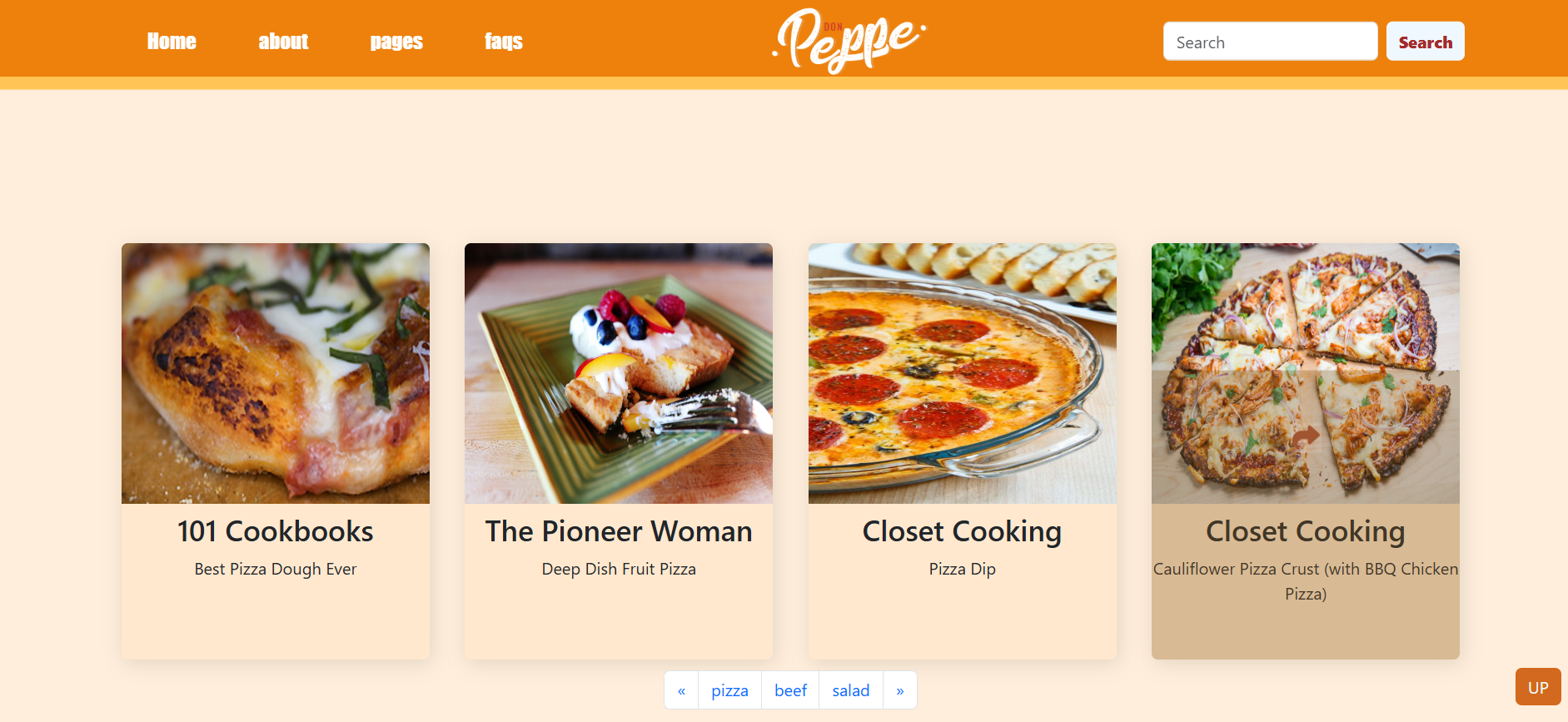 تصميم وبرمجه موقع لمطعم