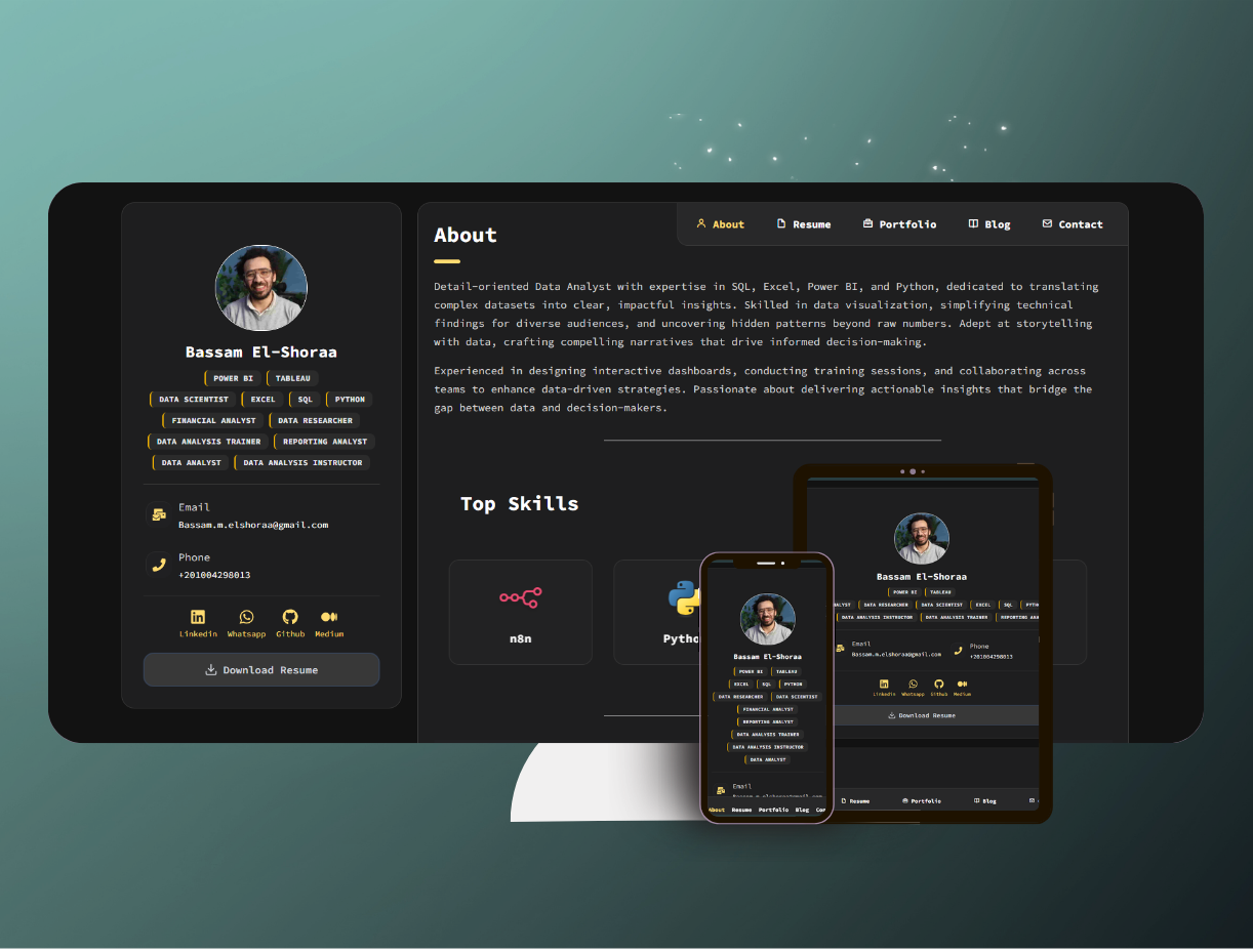Interactive Data Analyst Portfolio