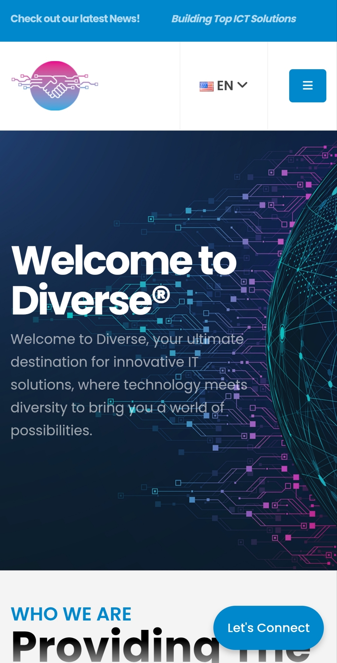 تصميم موقع الالكتروني بواجهة مستخدم و واجهة تحكم