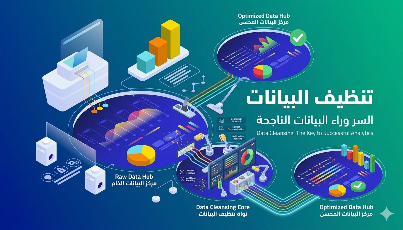 تنظيف وتحويل ملف بيانات CSV أو Excel جاهز للتحليل