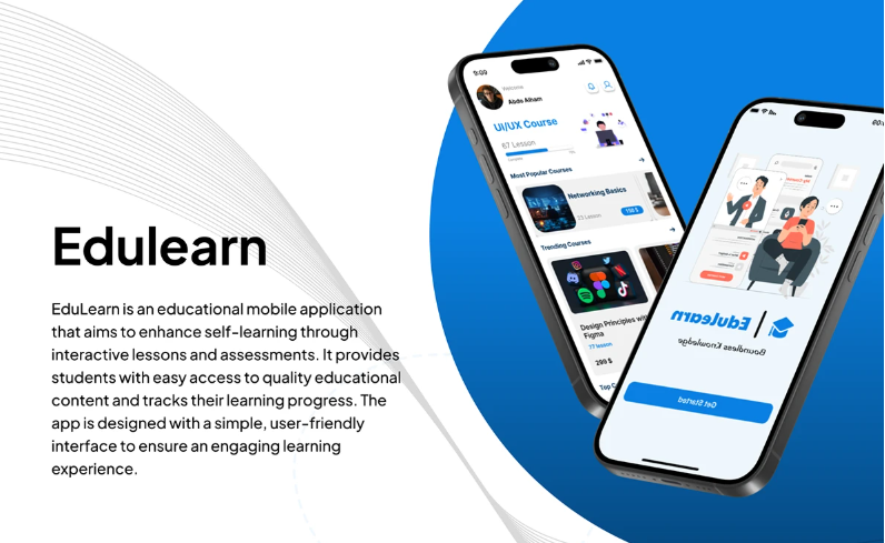 تصميم هويه بصريه لمنصه تعليميه