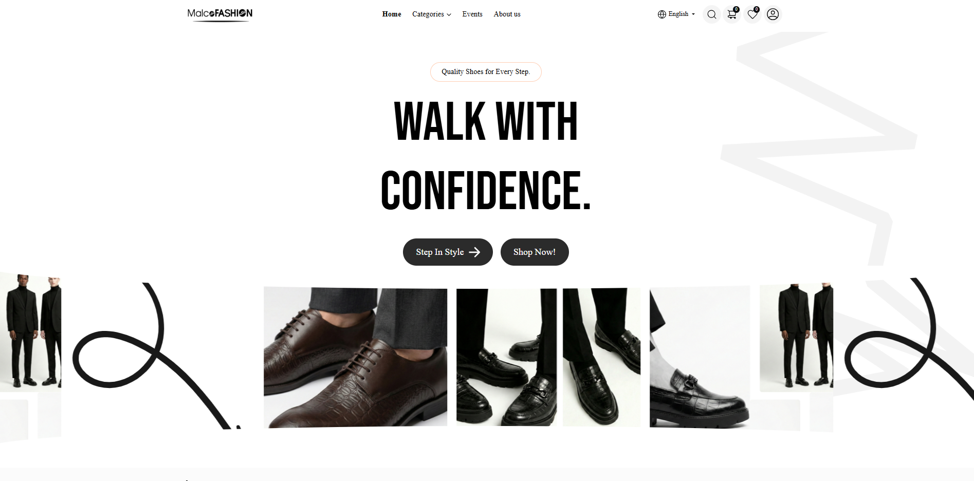 تصميم وتطوير متجر إلكتروني لبيع الأحذية – Malco Fashion