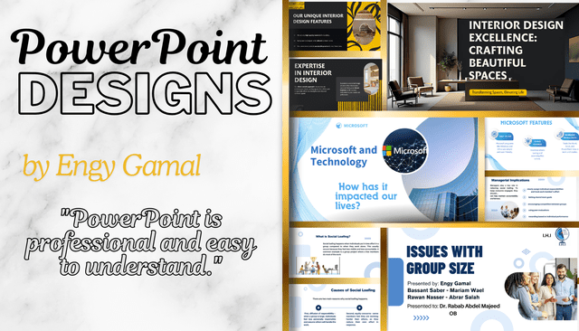 تصميم عروض تقديمية احترافية PowerPoint/Canva جذابة ومناسبة