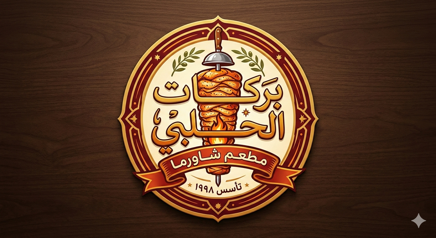 تصميم لوجو هويه بصريه لمطعم