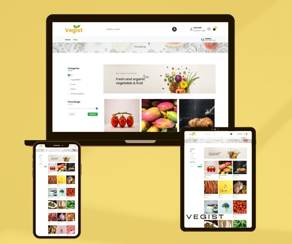 برمجه متجر الكترونى لسوبر ماركت