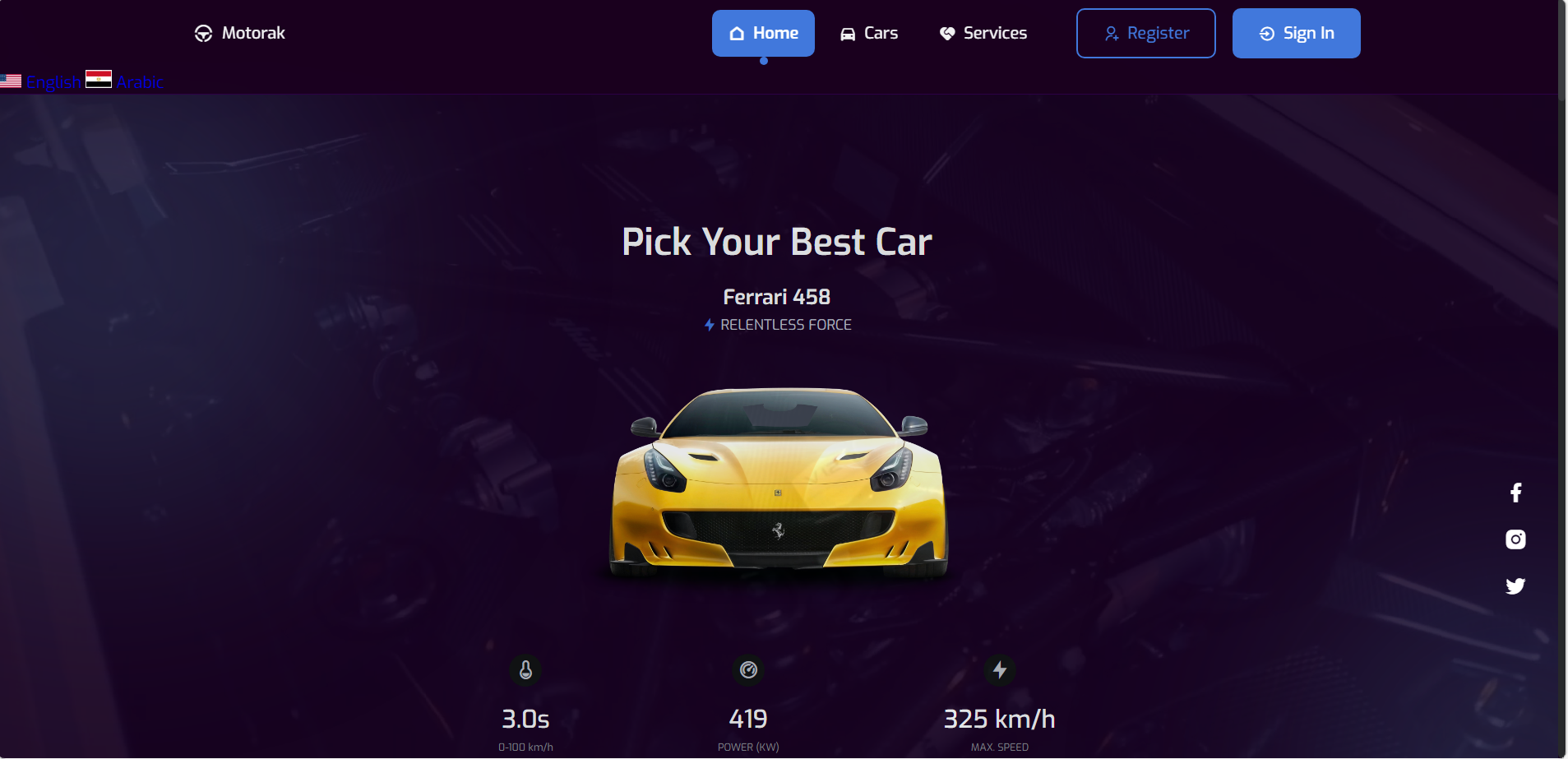 Motorak | منصة متكاملة لبيع وتأجير وصيانة السيارات